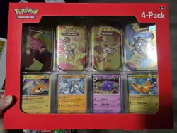 Pokemon 151 (4 Mini Tins + 4 Promo Cards Bundle Pack) Pokemon Sams Club - NEW - Image 1