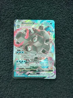 Blastoise VMAX SWSH103 Jumbo Promo Card Holo 5" x 7" - Image 1