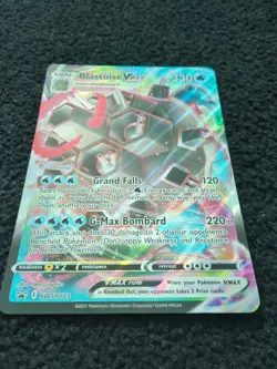 Blastoise VMAX SWSH103 Jumbo Promo Card Holo 5" x 7" - Image 2
