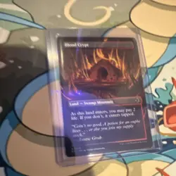 Mtg Blood Crypt Land Full Art Both Sides Of The Card - Image 2