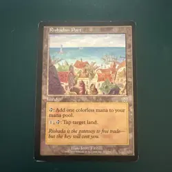 MtG Rishadan Port: Mercadian Masques Rare 1999 LP ACTUAL PHOTOS! - Image 1