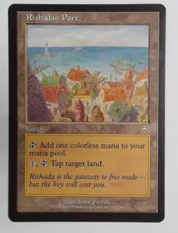 Magic the Gathering - Mercadian Masques Rishadan Port 324 Rare 1999 LIGHT PLAY - Image 1