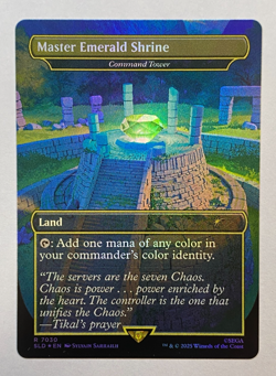 MTG - Secret Lair - Sonic the Hedgehog - Master Emerald Shrine - FOIL - Image 1