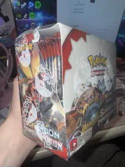 Pokemon Sun & Moon Crimson Invasion Booster Box, Sealed - Image 1