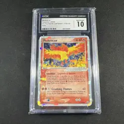 Moltres ex Secret Rare Pokemon TCG EX FireRed & LeafGreen 115/112 CGC 10 - Image 1
