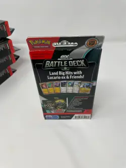 Pokemon TCG Lucario ex Battle Deck Factory Sealed 60 Cards New Sealed - Image 2