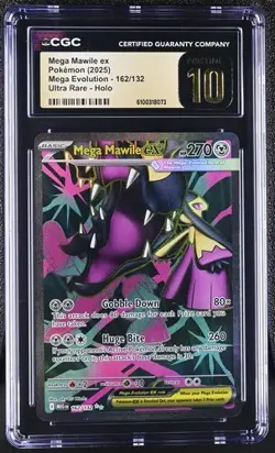 Mega Mawile EX *CGC PRISTINE 10* Ultra Rare *Mega Evolution* #162 * Pokemon - Image 1