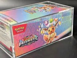 Pokemon TCG S&V Prismatic Evolutions Booster Bundle Display Case w/Acrylic Case - Image 4