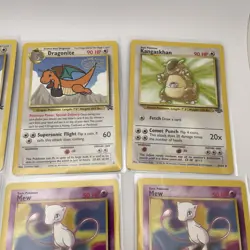 Vintage Pokemon - Promo, Rare, Common - Mew, Dragonite, Pikachu, WB Kids- MP-DMG - Image 3