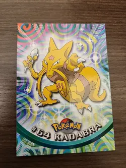 Pokemon Topps TV Animation Edition #64 Kadabra! Black Logo! - Image 1