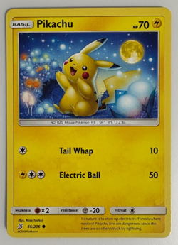 Pikachu 56/236 Pokemon Unified Minds Common Near Mint / $1 flat shipping - Image 1