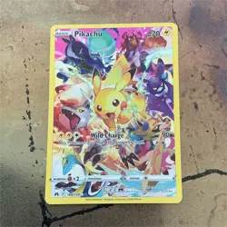 Pokemon Pikachu Secret Rare Full Art Holo 70HP Wild Charge 160/159 Crown Zenith - Image 1