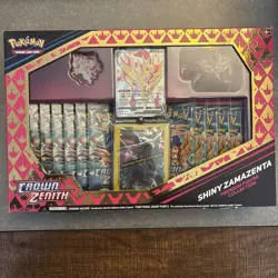 Pokemon Crown Zenith Shiny Zamazenta Premium Figure Collection New Sealed - Image 1