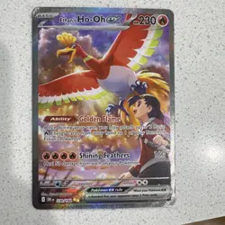 Pokemon TCG Ethan's Ho-Oh EX Sir 230/182 Destined Rivals Mint/Nm Condition - Image 1
