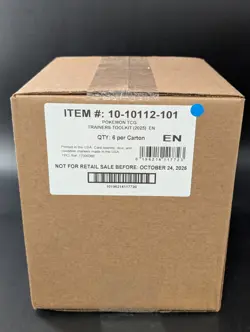 2025 Pokemon TCG Trainer's Toolkit 6 Box Factory Sealed Case - Image 1