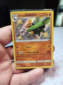 Galarian Sirfetch'd - SV064/SV122 - Pokemon Shining Fates Sword Shield Shiny NM - Image 1