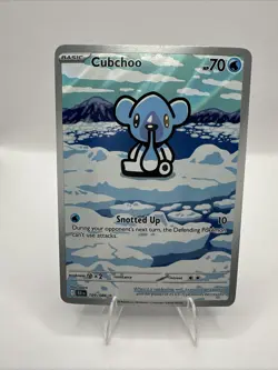 Cubchoo 109/086 NM Illustration Rare 2025 TCG Pokemon Black Bolt - Image 1