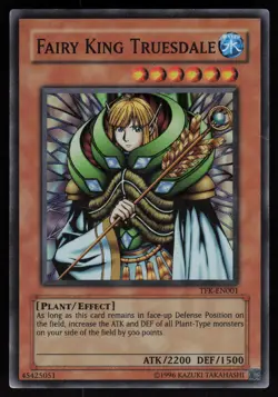 Fairy King Truesdale TFK-EN001 Super Rare Promo Yu-Gi-Oh - Image 1