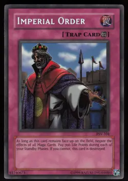 Imperial Order PSV-104 Secret Rare Pharaoh's Servant Yu-Gi-Oh - Image 1