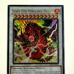 Yugioh! Snake-Eyes Vengeance Dragon ALIN-EN040 Ultra Rare 1st Ed. Free Shipping! - Image 3