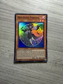 Yugioh Asian English Dracotail Phryxul DOOD-AE023 Super rare - Image 3