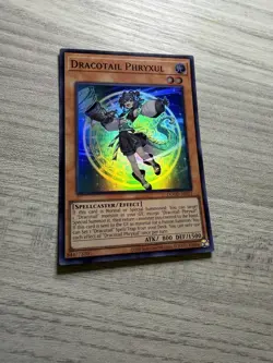 Yugioh Asian English Dracotail Phryxul DOOD-AE023 Super rare - Image 4