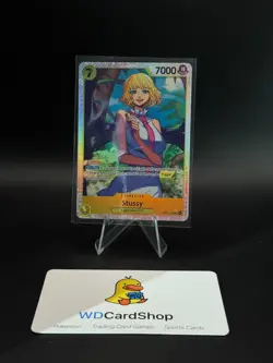 Stussy OP13-110 (SR) Carrying on His Will ONE PIECE CCG Japanese - Image 1