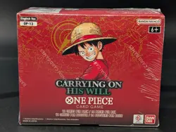 Auction #1 One Piece TCG OP-13 Carrying On His Will Booster Box SEALED - Image 1