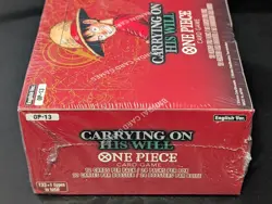 Auction #1 One Piece TCG OP-13 Carrying On His Will Booster Box SEALED - Image 4