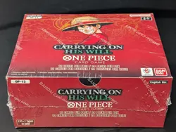 Auction #1 One Piece TCG OP-13 Carrying On His Will Booster Box SEALED - Image 5