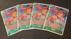 Nami OP14-031 SR PLAYSET (4) The Azure Seas Seven One Piece CCG ENGLISH - Image 1
