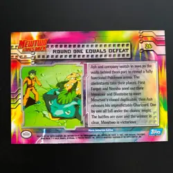 Round One Equals Defeat 26 Topps Pokemon Card Series 1 - Topps - Image 5