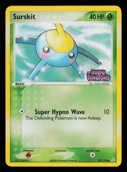 Pokemon Card Surskit 82/110 Holon Phantoms Reverse Holo Foil Vintage NM 2006 - Image 1