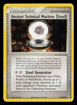 Pokemon Card Ancient Technical Machine 86/101 Reverse Holo Hidden Legends 2004 - Image 1