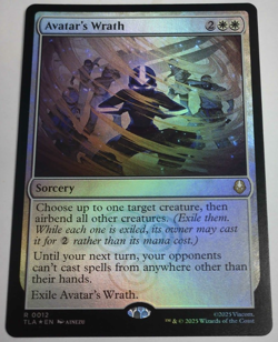 MTG Avatar's Wrath (12/447) Avatar The Last Airbender LP FOIL - Image 1