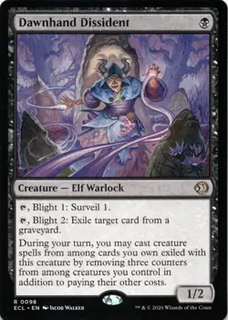 Dawnhand Dissident Lorwyn Eclipsed Magic MTG NM - Image 1