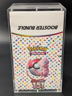 Pokemon 151 SV3.5 Booster Bundle Display Factory Sealed Case W/Acrylic Case - Image 1
