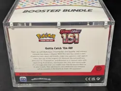 Pokemon 151 SV3.5 Booster Bundle Display Factory Sealed Case W/Acrylic Case - Image 3