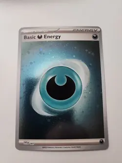 Pokemon TCG Basic Darkness Energy (Cosmos Holo) 007 Sv01: Scarlet & Violet 151! - Image 1