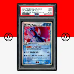 Pokemon PSA 9 OC Salamence ex Holo 022/068 Dragon Frontiers 1st Ed Japanese - Image 1