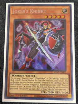Yugioh! Joker's Knight - KICO-EN002 - Collector's Rare - 1st Edition Near Mint, - Image 1