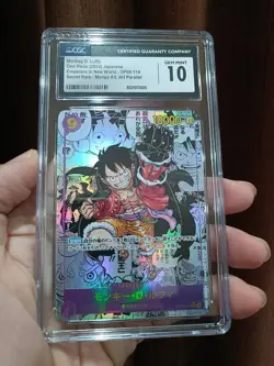 ONE PIECE JAPANESE MANGA ALTERNATE ART OP09-119 MONKEY D. LUFFY CGC 10 - Image 3