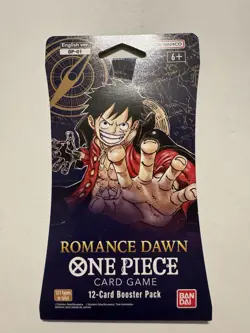 ONE PIECE OP-01 ROMANCE DAWN PRE-ERRATA SLEEVED PACK FACTORY SEALED - Image 1
