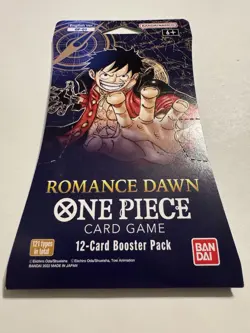 ONE PIECE OP-01 ROMANCE DAWN PRE-ERRATA SLEEVED PACK FACTORY SEALED - Image 2