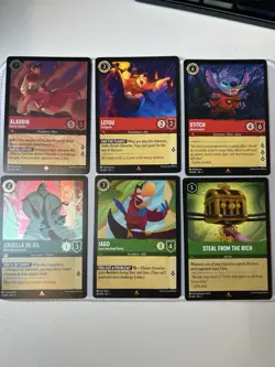 Lorcana The First Chapter Starter Deck - Emerald & Ruby - DECK ONLY 60 Cards 4050368981691 - Image 1