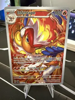Infernape Illustration Twilight Masquerade Pokemon TCG Card 173/167 NM - Image 1