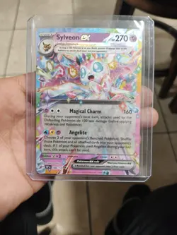 Pokemon TCG Sylveon EX Surging Sparks Double Rare Holo Card 86/191 - Image 1