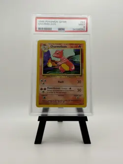 1999 #24 PSA 9 Chameleon Base Set Unlimited Pokemon Card - Image 1