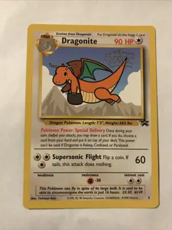 Pokemon TCG Dragonite Black Star Promo Card #5 - Image 1