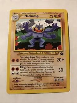 Machamp - 43 - Pokemon Wizards Black Star Promo Card NM - Image 1